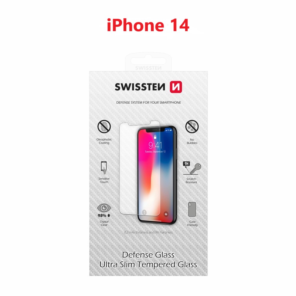ochranné temperované sklo swissten apple iphone 14 re 2,5d 8595217480179